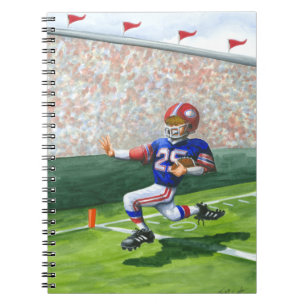 Carnet Traverser la ligne d'objectif pour une touche