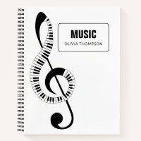 Treble Clef Piano Keys School Music