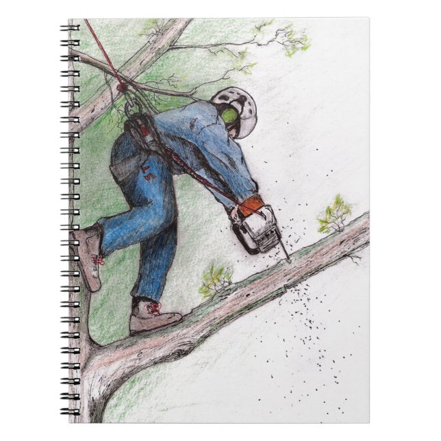 Carnet Tree Surgeon Arborist (Devant)