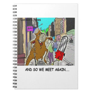 Carnet Treehugger Rick London Cartoon Funny Gifts