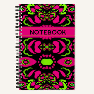 Carnet Tri psychédélique coloré