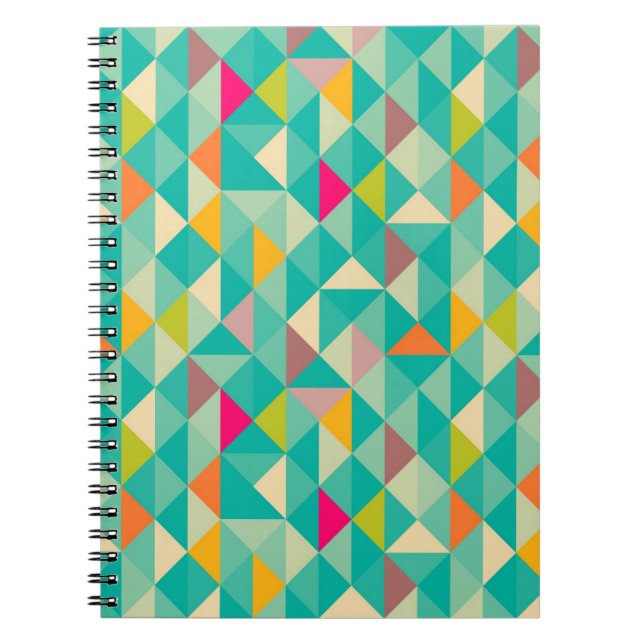 Carnet Triangles motif (Devant)