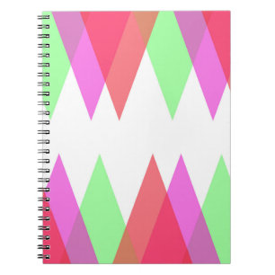 Carnet Triangles rouge et vert