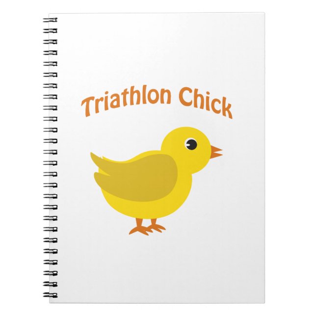 Carnet Triathlon Chick (Devant)