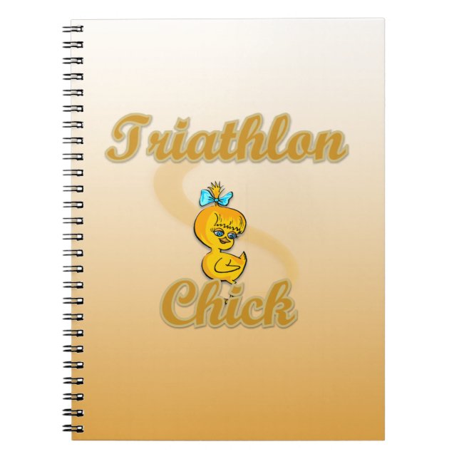 Carnet Triathlon Chick (Devant)