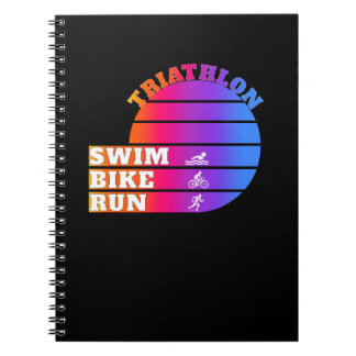 Carnet Triathlon Swim, vélo, courir