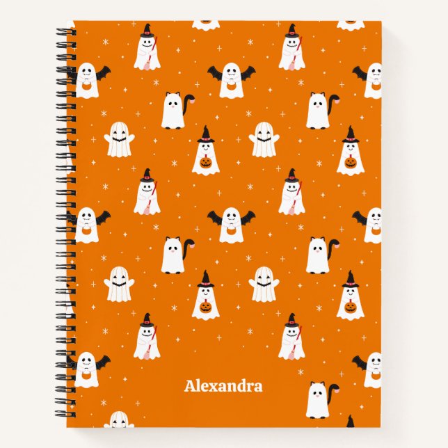 Carnet Trick d'Halloween adorable ou le traitement des fa (Devant)