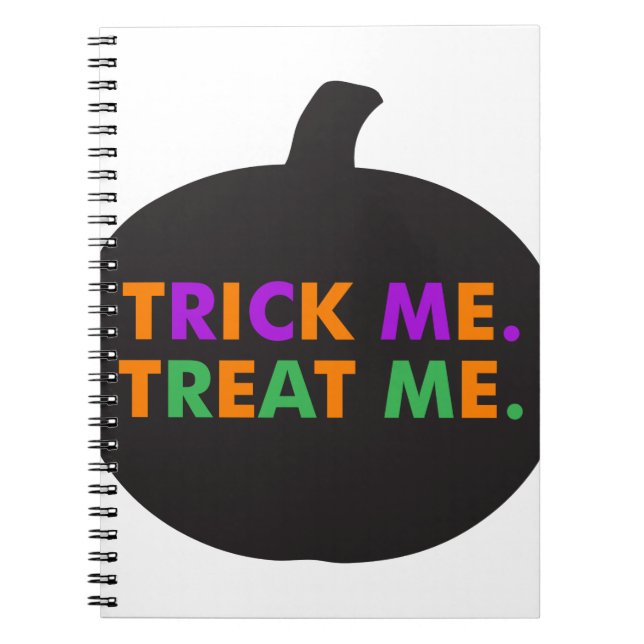 Carnet Trick Me, Treat Me Multi-Colors (Devant)