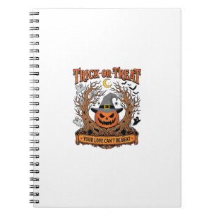 Carnet Trick Or Treat Halloween Citrouille Sorcière Chape