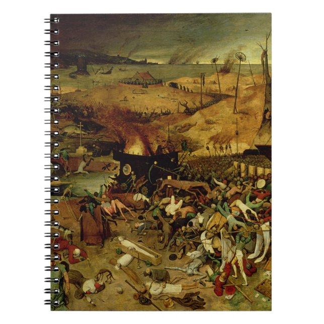 Carnet Triumph de la mort, c.1562 (huile sur le panneau) (Devant)