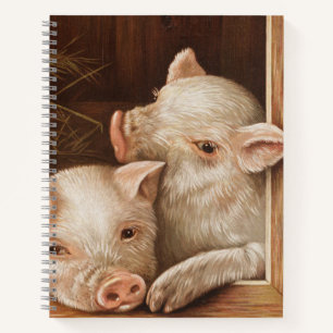 Carnet Trois piglets cuts from The Prize Piggies
