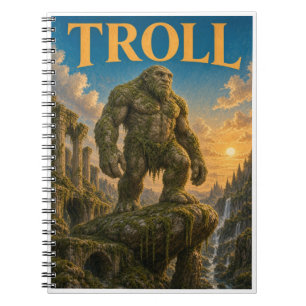 Carnet Troll, Monstre de Fantasy Gothique