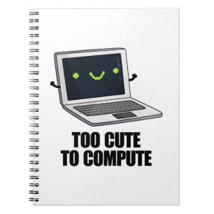Carnet Trop Mignon Pour Calculer Blague Ordinateur Portab