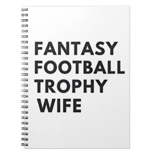 Carnet Trophée de football d'Imaginaire Femme Couples amu