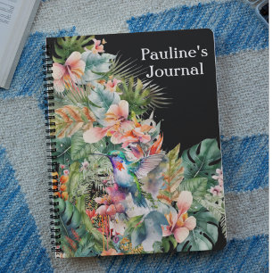 Carnet Tropical magazine personnalisé cadeau tropiques