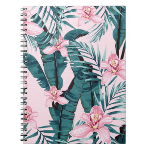 Carnet Tropique peinture d'été sans couture motif avec pa