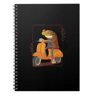 Carnet Trottinette Grenouille Champignon Goblincore Acadé