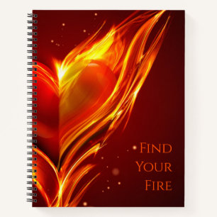 Carnet Trouvez votre source d'inspiration incendie