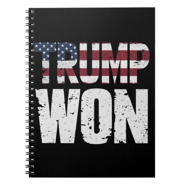 Carnet Trump a gagné la 47e élection présidentielle améri (Devant)