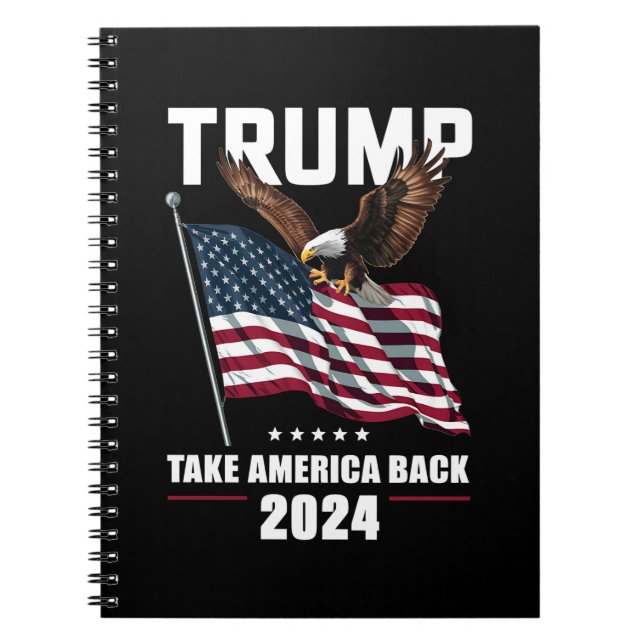 Carnet Trump ramène l'Amérique aux élections américaines  (Devant)