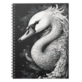 Carnet "Trumpet the Swan" Side Glance Spiral Notebook
