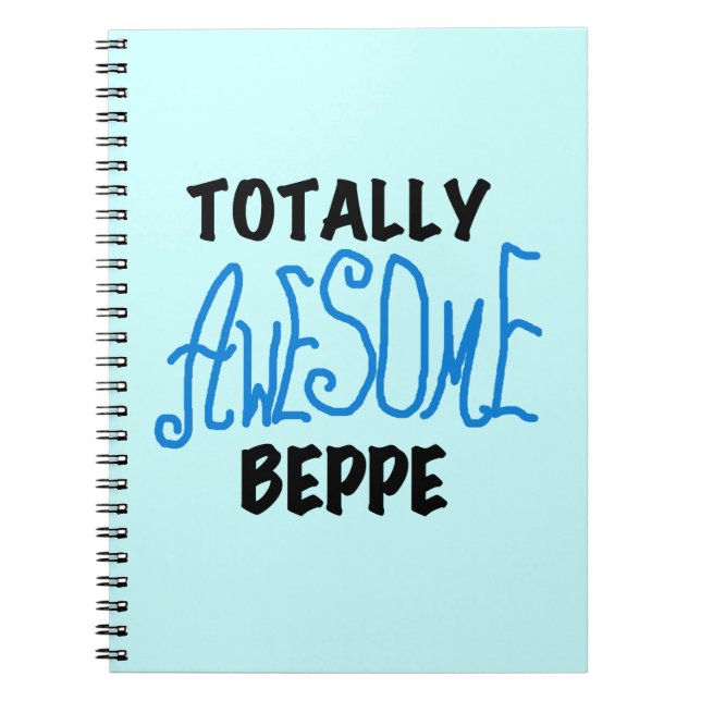 Carnet Tshirts et cadeaux de Beppe totalement géniaux (Devant)