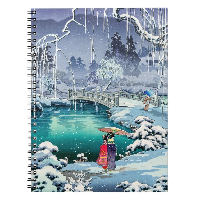 Carnet Tsuchiya Koitsu - Neige de printemps à Maruyama (Devant)