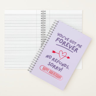 Carnet Tu m'as eu pour toujours un joyeux anniversaire