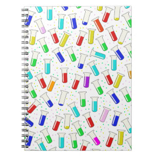 Carnet Tubes à essai en verre de dessin animé