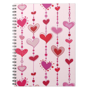 Carnet Tuiles de coeur