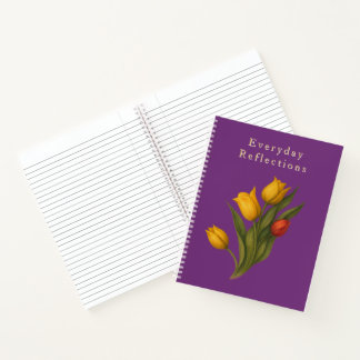 Carnet Tulip Floral Notebook | Everyday Reflections