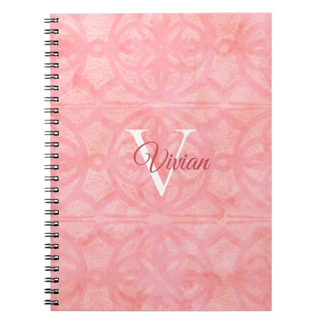 Carnet Tulip rose (Devant)