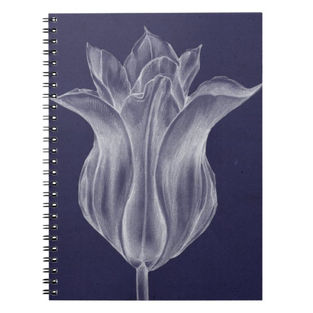 Carnet Tulipe monochrome III (Devant)