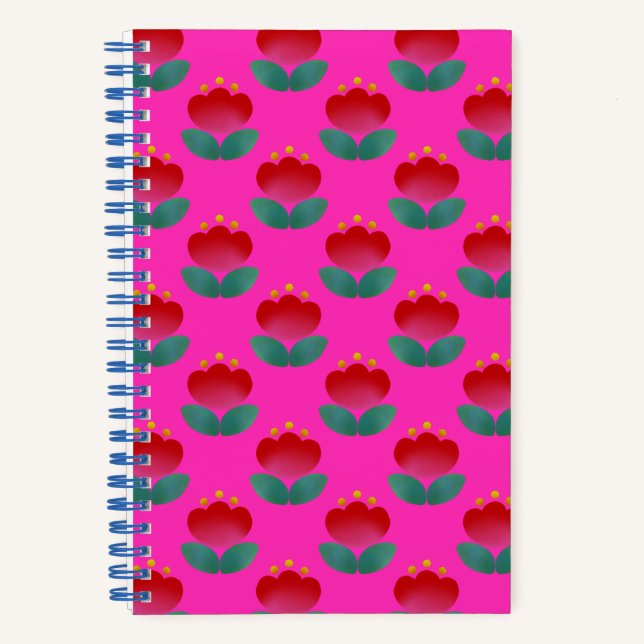 Carnet Tulipe Rose (Recto)