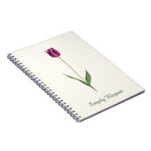 Tulipe Violette Élégante Personnalisée