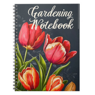 Carnet Tulipes vintages de jardinage