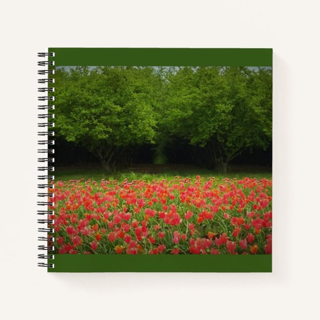 Carnet Tulips et Trees (Devant)