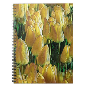 Carnet Tulips Sunshine Yellow