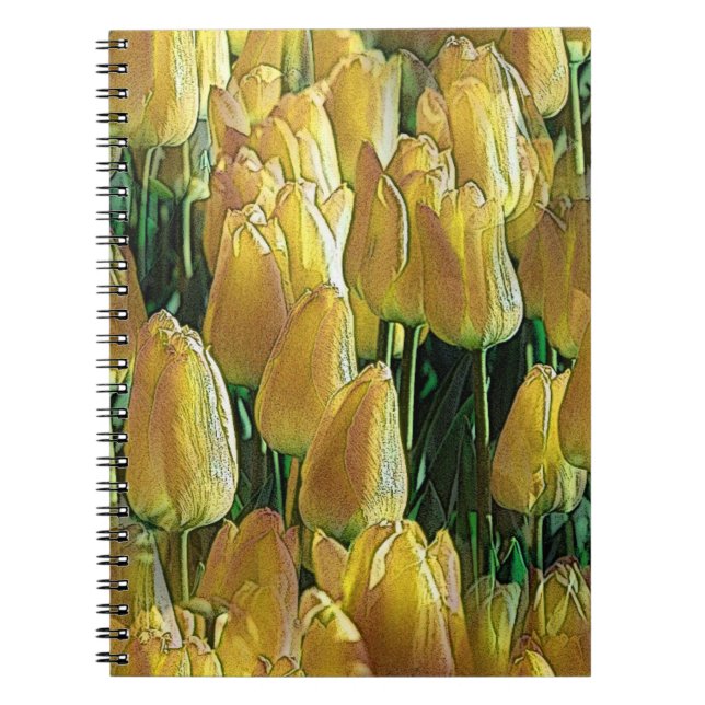 Carnet Tulips Sunshine Yellow (Devant)