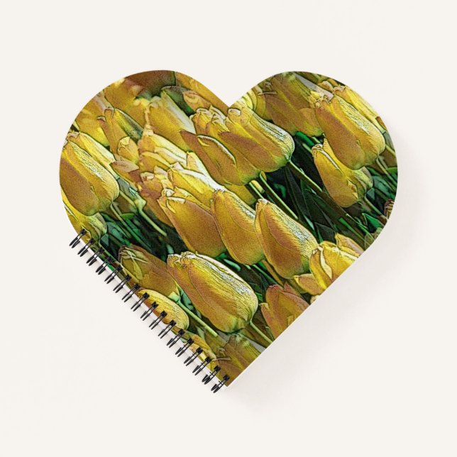 Carnet Tulips Sunshine Yellow (Devant)