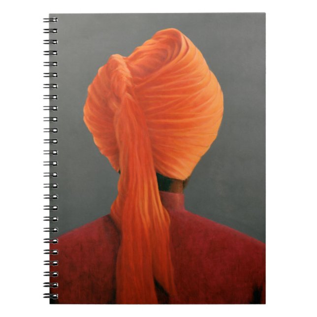 Carnet Turban orange (Devant)