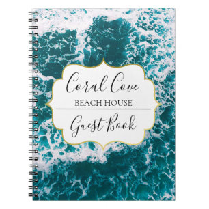 Carnet Turquoise Blue Ocean Beach Location de vacances Gu