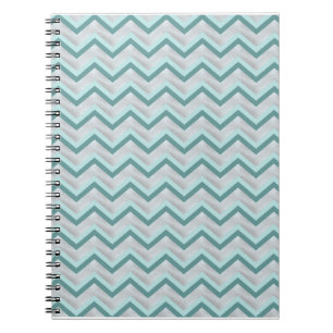 Carnet Turquoise et perles ZigZag
