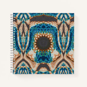 Carnet Turquoise Gold Sun Southwestern Art