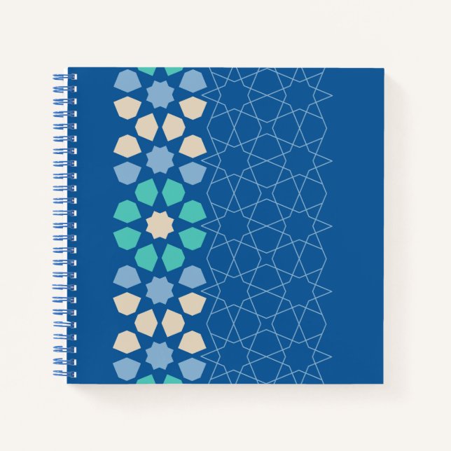 Carnet Turquoise Sérénité Rythme (Devant)