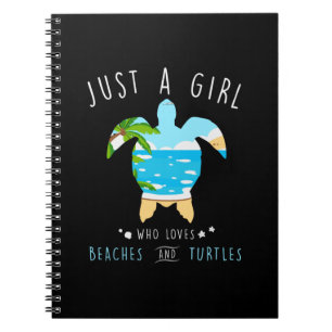 Carnet Turtle Just A Girl Who Loves Beachs And Turtles