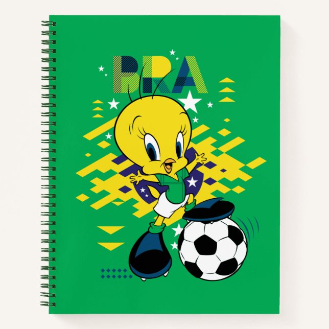Carnet TWEETY™ Team Brazil Soccer Graphic (Devant)
