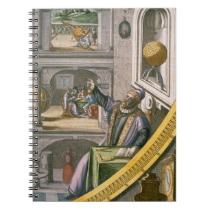 Carnet Tycho Brahe (1546-1601) a vieilli 40, parmi son