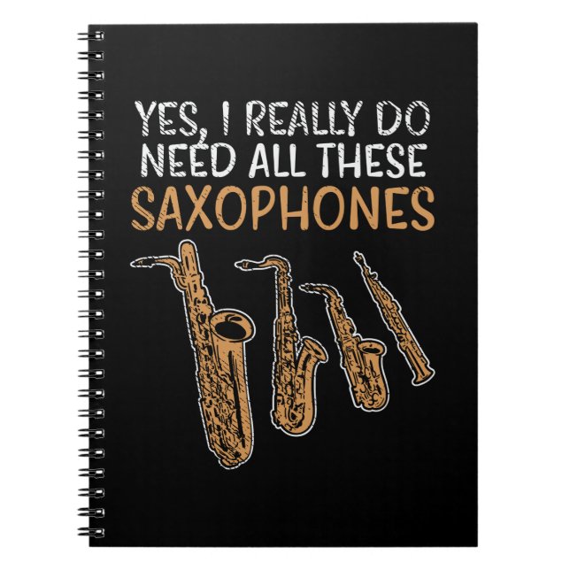Carnet Types de saxophone (Devant)