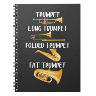 Carnet Types de trompettes Lecteur Musicien d'instruments